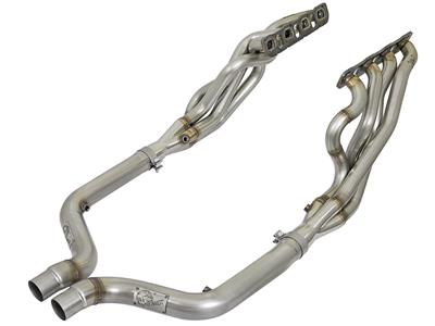 aFe 1 7/8" Full Headers no Cats 15-up Dodge Hellcat, Demon - Click Image to Close